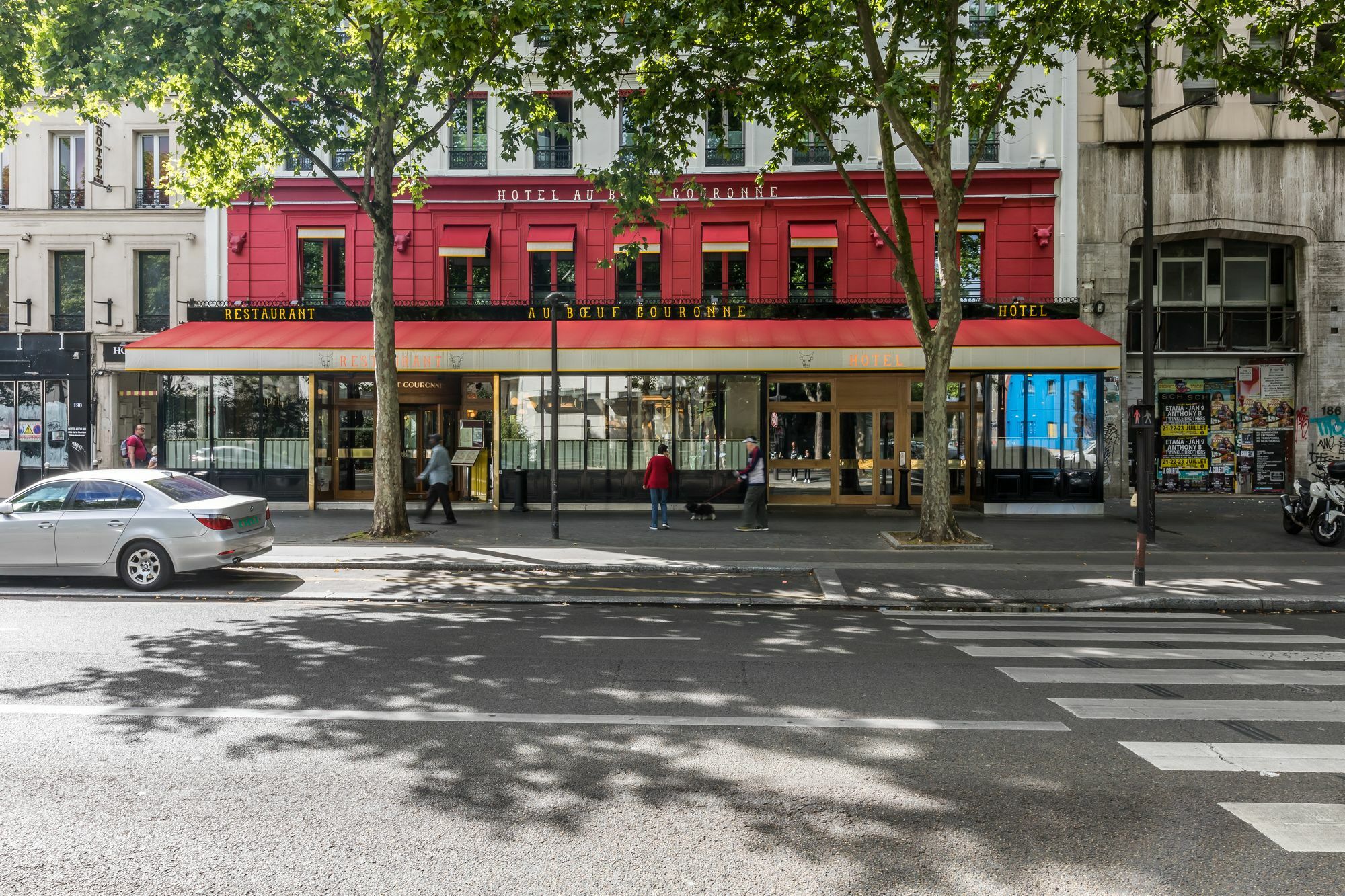 Hotel Restaurant Au Boeuf Couronne Paris Exterior foto